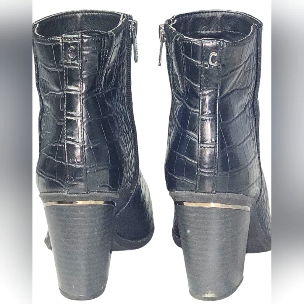 Circus by Sam Edelman Womens Cal Faux Leather Pointed Toe Ankle Boots, Size 10 - Picture 4 of 12